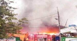 Fire in shed at garbage depot