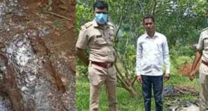 Murdered with an axe; Body buried in a cesspool for two months