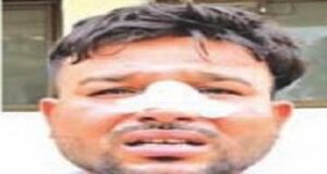 Sai Sansthan employee attacked with knife