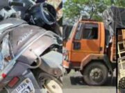 a speeding tempo crushed three of them one death