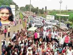 accident in which a dumper crushed a school going student