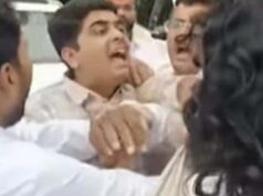 Two groups from Ahilyanagar clashed at the Shinde Sena meeting