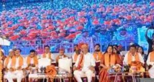 people of Sangamner are the giant killers, Deputy Chief Minister Eknath Shinde, the ocean of people rose up