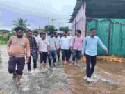 Heavy rain in this area of ​​Sangamner taluka