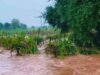 Two people were swept away in floods caused by cloudburst rains, the sky was torn apart