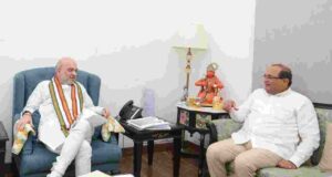 Union Home Minister Amit Shah on a visit to Loni today